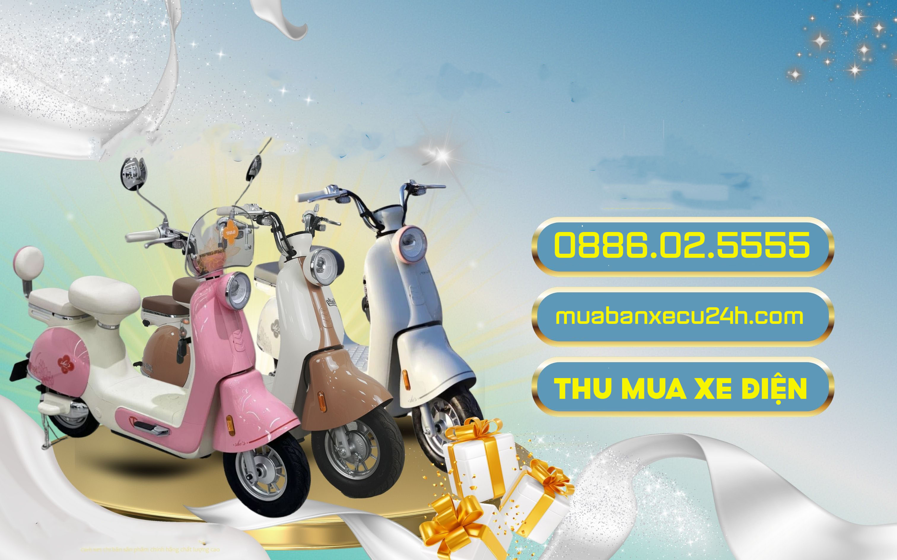 Thu mua xe máy điện cũ