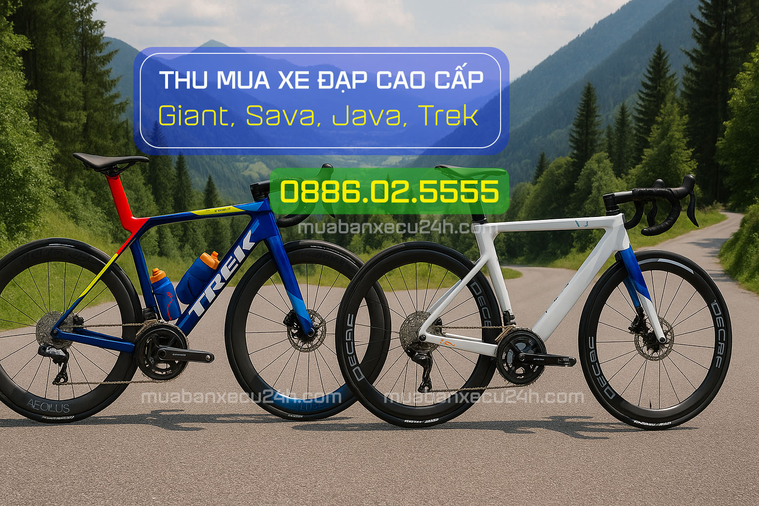 Thu mua xe đạp Giant, Trek, Java, Sava