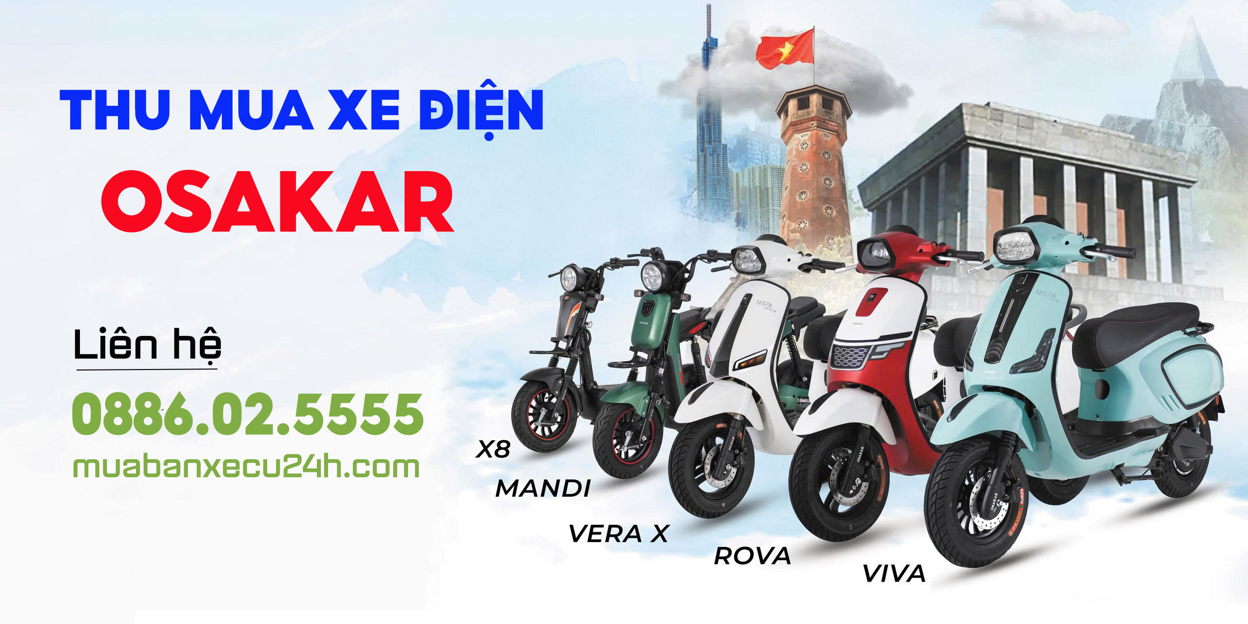 Thu mua xe điện Osakar